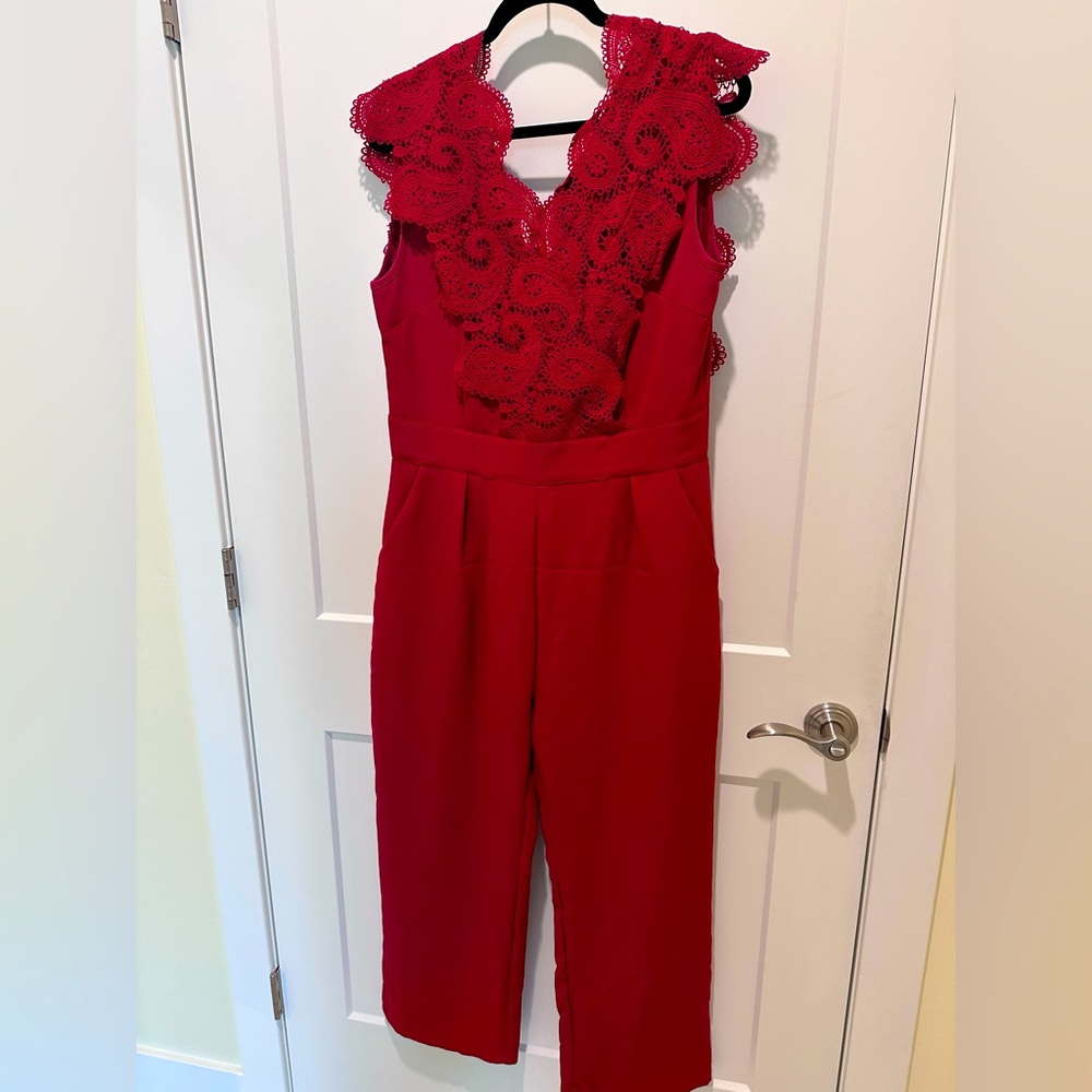 Rich red jumper